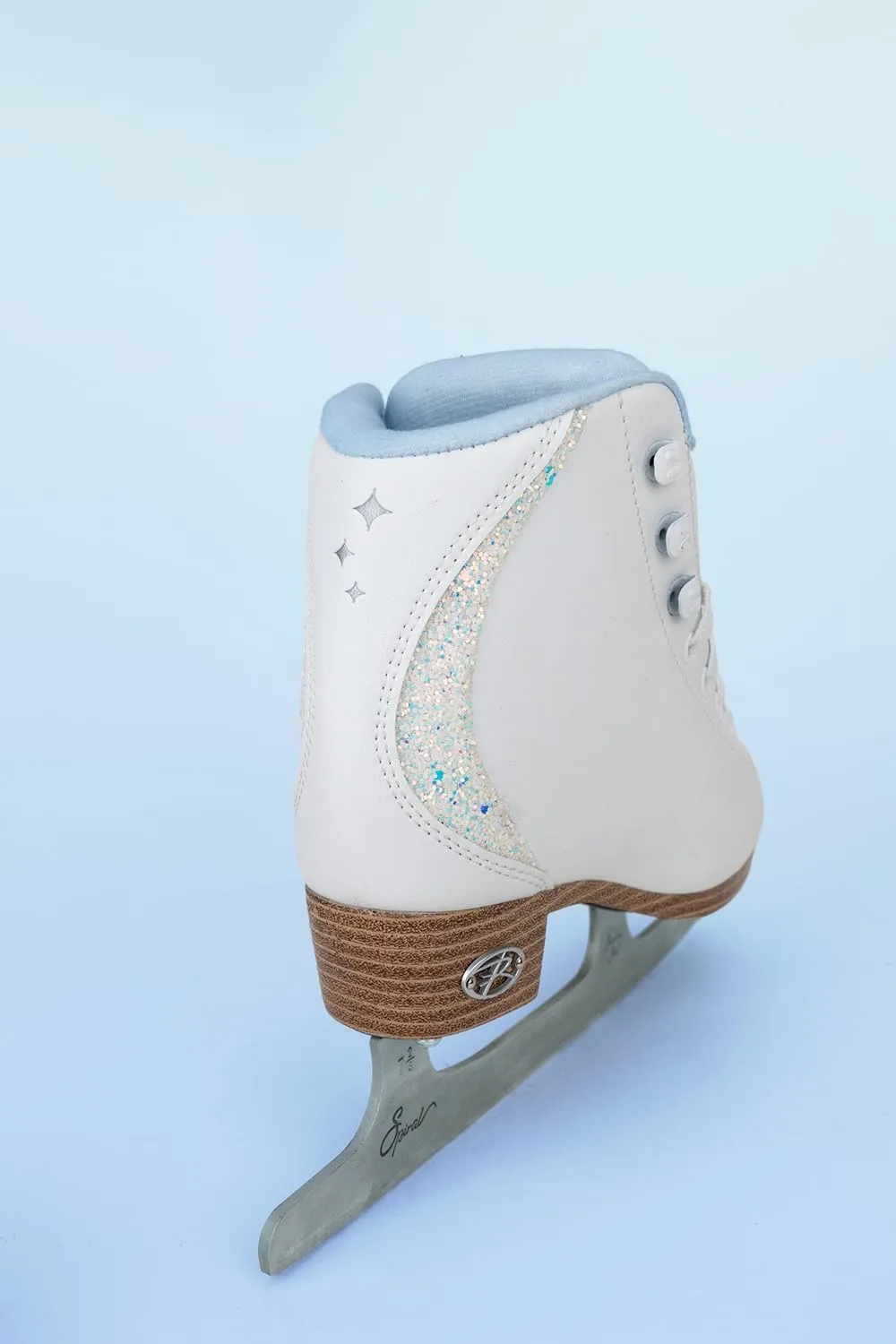 Riedell Sparkle Ice Skates - Recreational Soft Beginner Figure Ice Skates | Snow