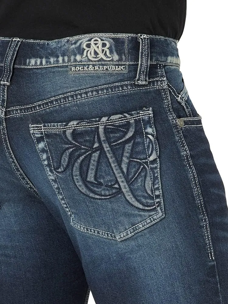 Rock & Republic Men's Relaxed Straight Jean