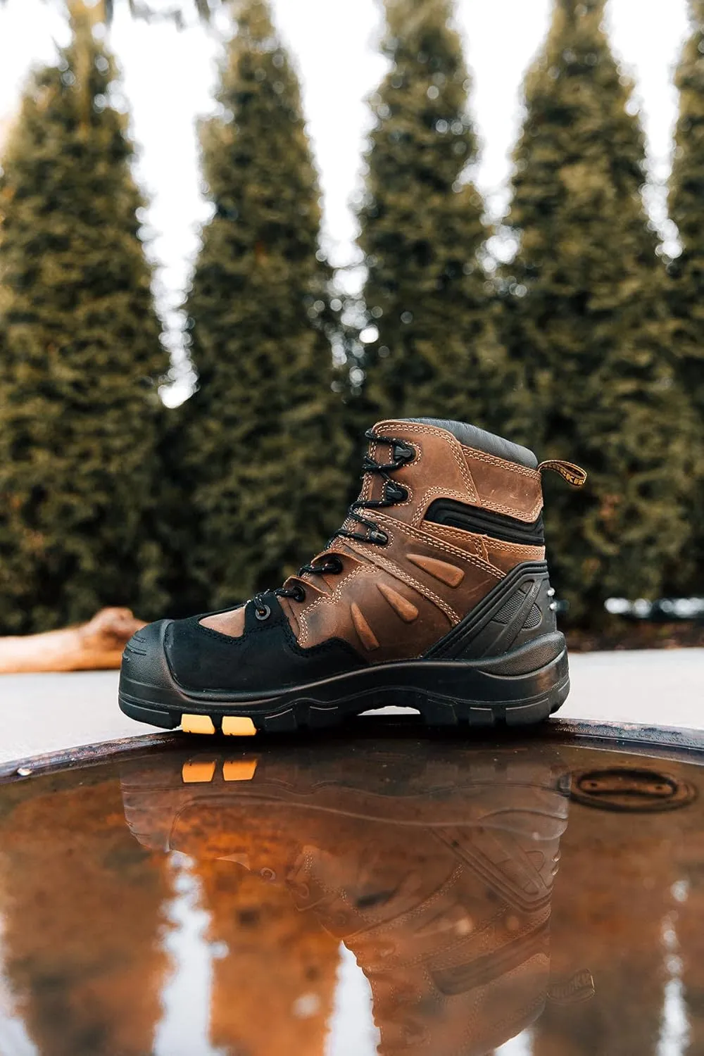 ROCKROOSTER Woodland Ⅱ- Men's 6" Soft Toe Waterproof Work Boots EH AK639