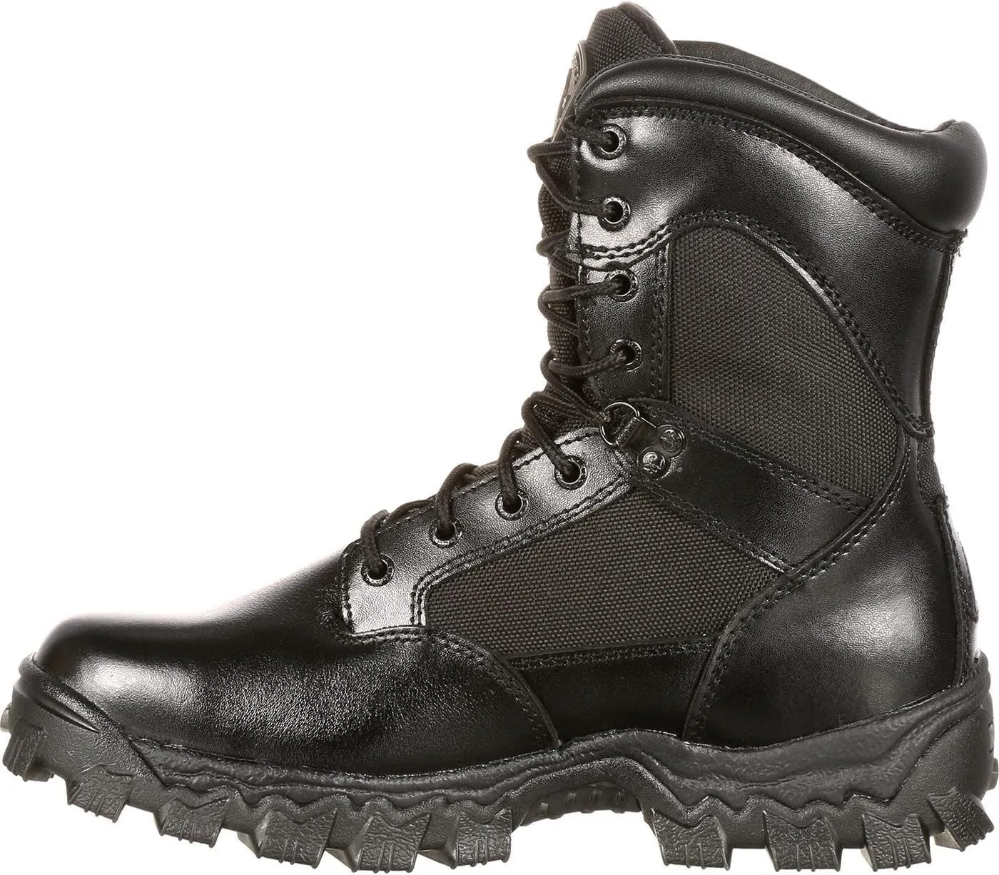 ROCKY FQ0002165 8" Alpha Blk WP Extra Wide 9.5 Duty Boots