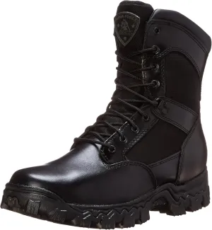 ROCKY FQ0002165 8" Alpha Blk WP Extra Wide 9.5 Duty Boots