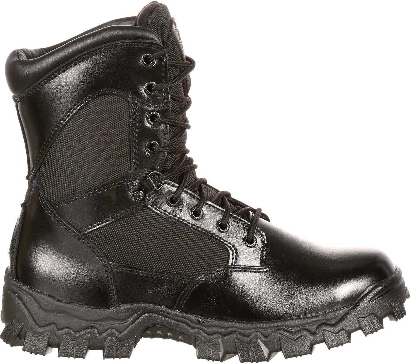 ROCKY FQ0002165 8" Alpha Blk WP Extra Wide 9.5 Duty Boots