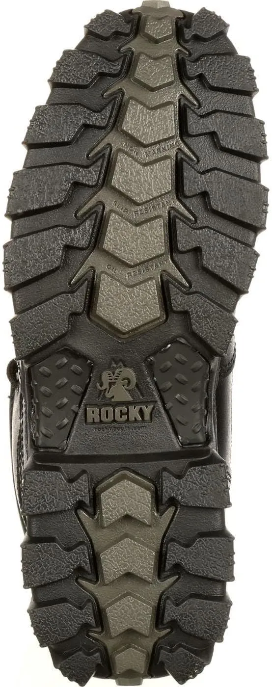 ROCKY FQ0002165 8" Alpha Blk WP Extra Wide 9.5 Duty Boots