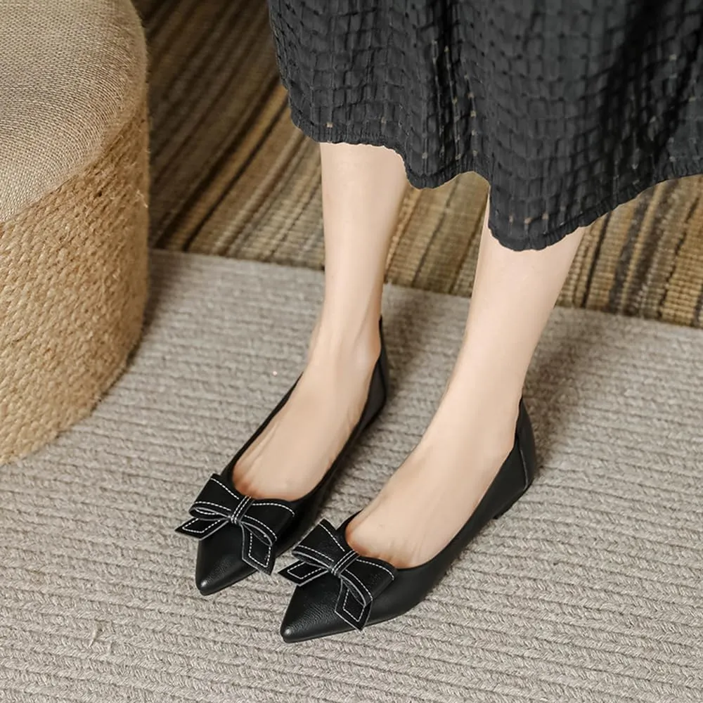 Rojeam Womens Flats Shoes Portable Pumps Ballet Flat Slip-on Ballerina Pumps Shoes Ladies Loafers