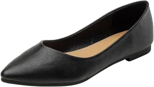 Rojeam Womens Flats Shoes Portable Pumps Ballet Flat Slip-on Ballerina Pumps Shoes Ladies Loafers