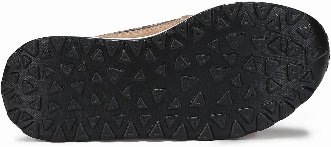 Ruiatoo Platform Shoes for Women Comfort Slip on Suede Moccasins Low Top Casual Wedge Loafers