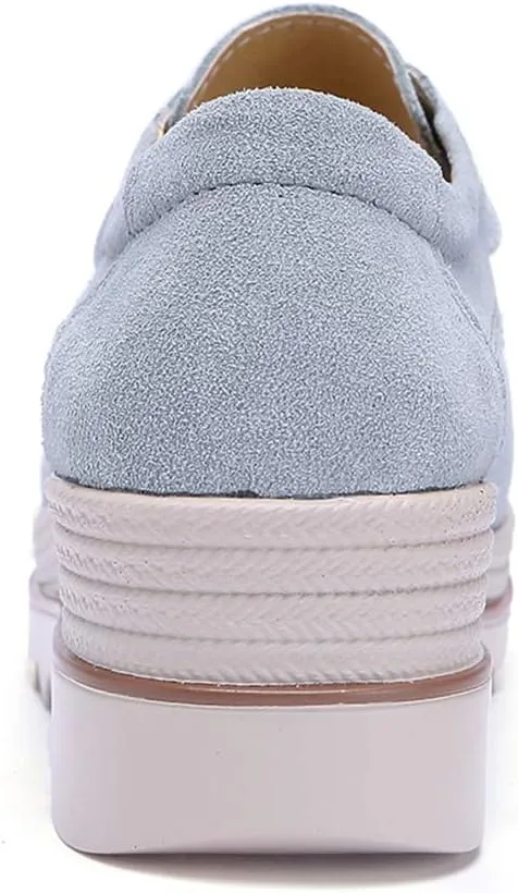 Ruiatoo Womens Slip on Loafers Comfortable Thick Soft Platform Shoes Business Casual Walking Shoes