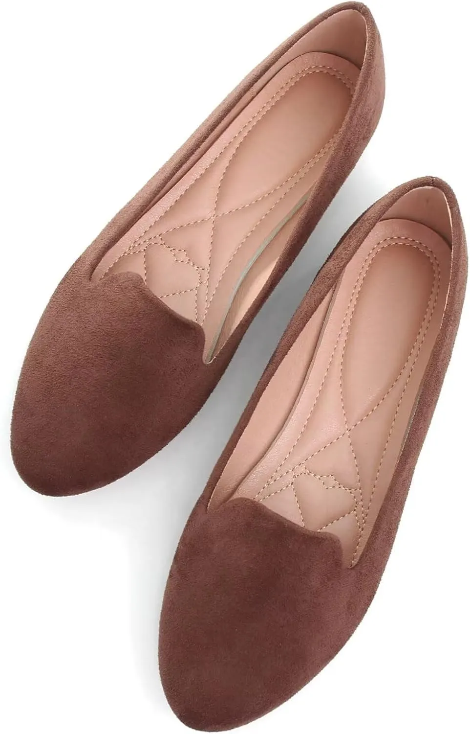 SAILING LU Women Round Toe Flats Comfortable Fashion Ballet Flat Shoes for Women Dressy Slip-ons Loafers