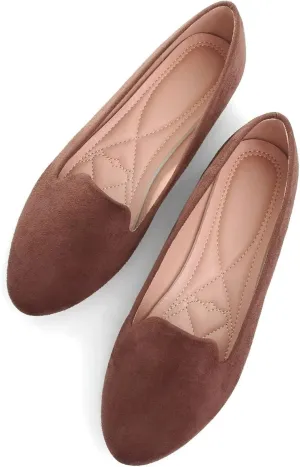 SAILING LU Women Round Toe Flats Comfortable Fashion Ballet Flat Shoes for Women Dressy Slip-ons Loafers