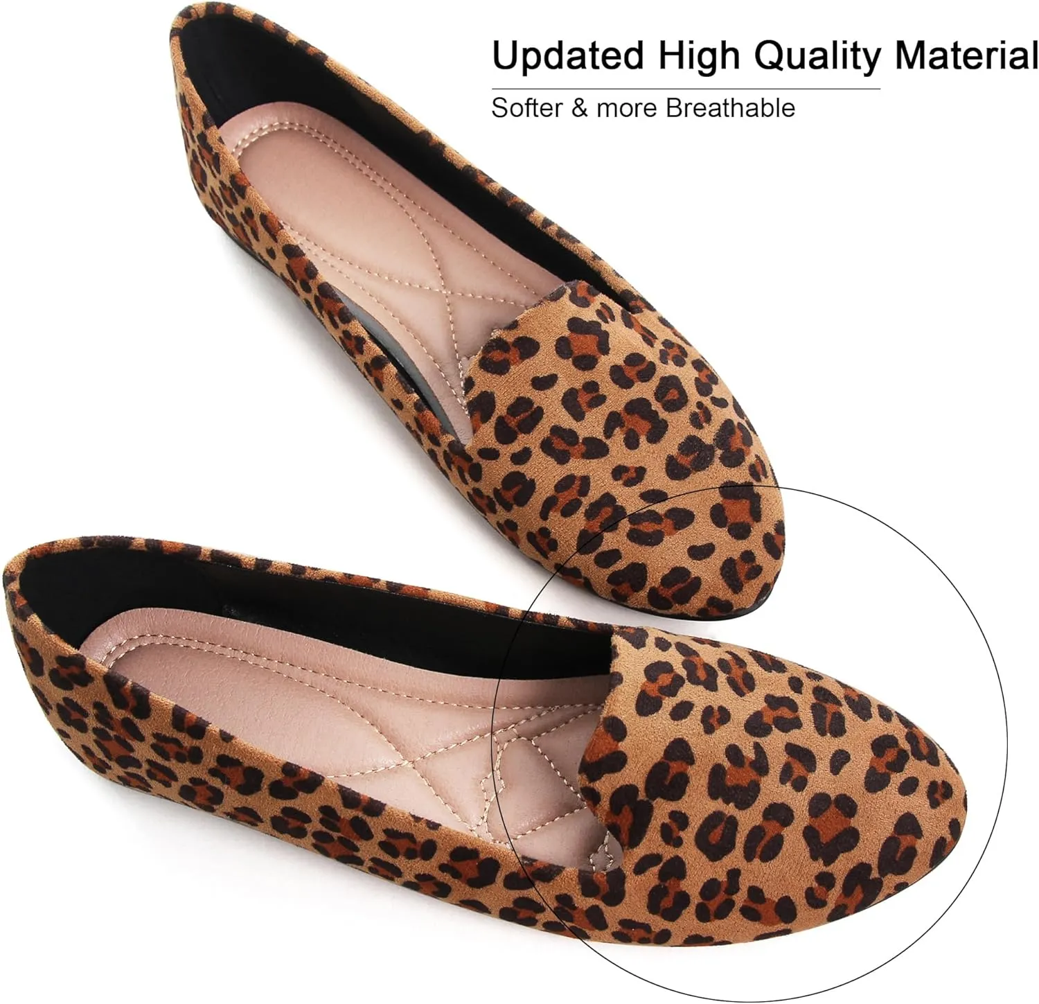 SAILING LU Women Round Toe Flats Comfortable Fashion Ballet Flat Shoes for Women Dressy Slip-ons Loafers
