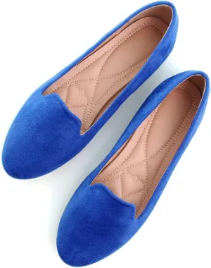 SAILING LU Women Round Toe Flats Comfortable Fashion Ballet Flat Shoes for Women Dressy Slip-ons Loafers