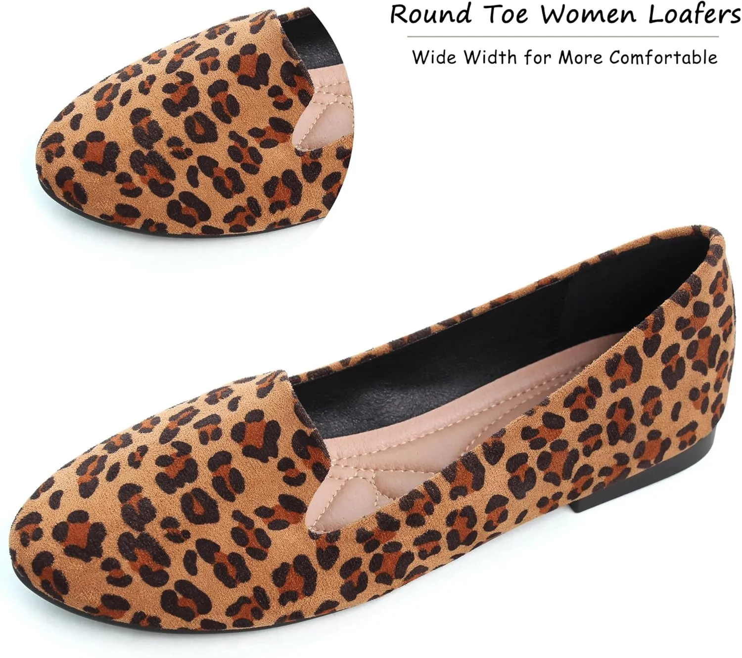 SAILING LU Women Round Toe Flats Comfortable Fashion Ballet Flat Shoes for Women Dressy Slip-ons Loafers