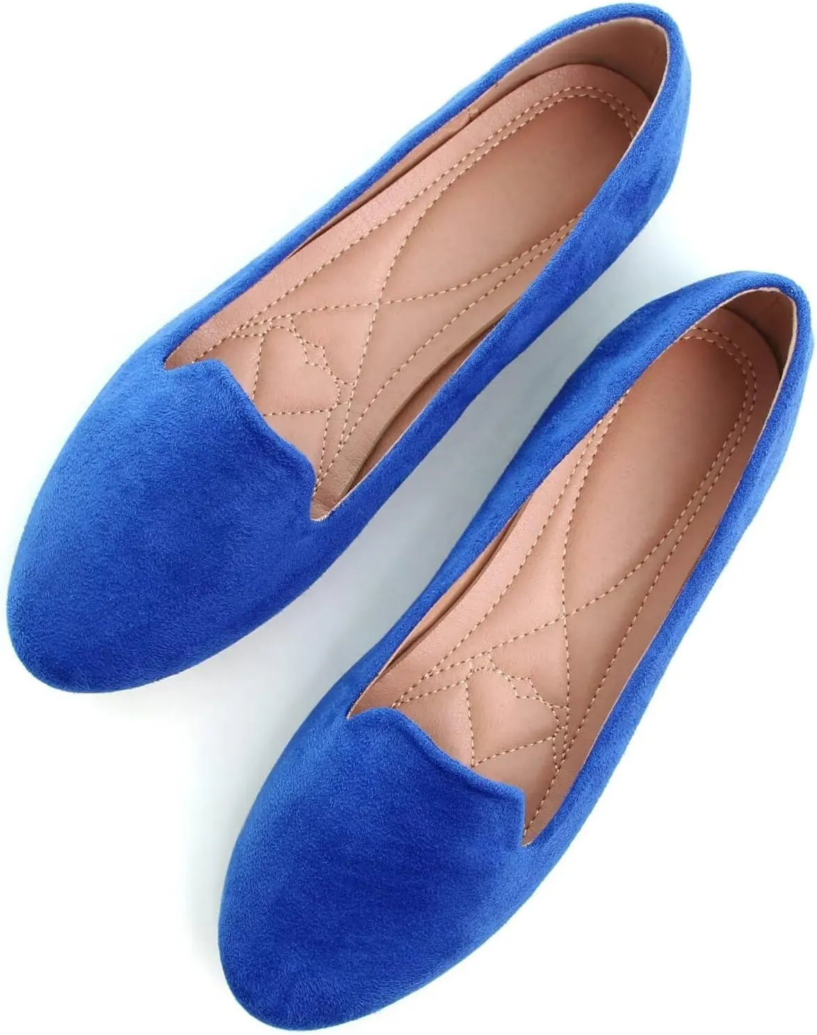 SAILING LU Women Round Toe Flats Comfortable Fashion Ballet Flat Shoes for Women Dressy Slip-ons Loafers