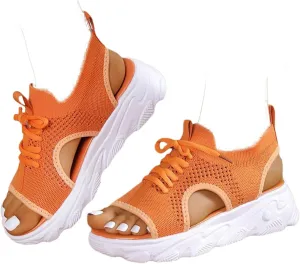 Sandalias de Mujer de Verano Sandals Women Comfortable 2024 Summer Mesh Open Toe Platform Wedge Sandals Causal Walking Sandals
