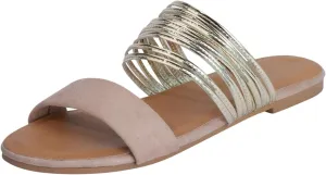 Sandals Women Open Toe Yoga Foam Non-Slip Shining Womens Sandals Unique Style Design Soft Comfortable Footbed Sandals