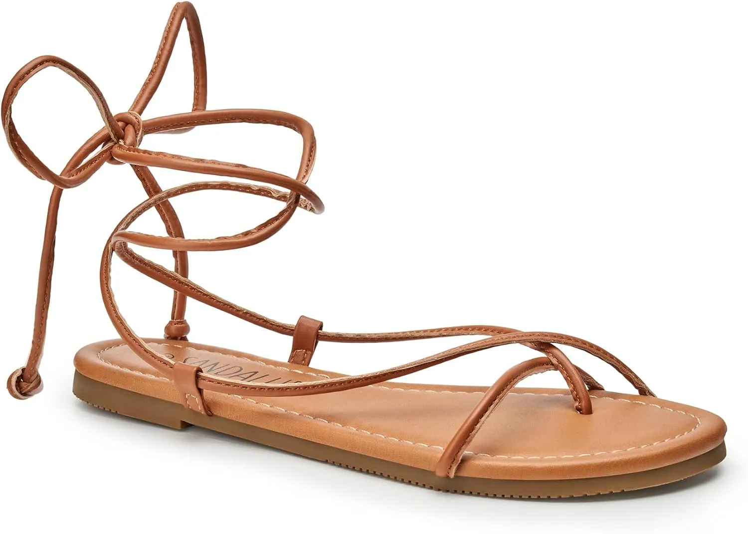 SANDALUP Sandals Women Dressy Strappy Gladiator Dress Summer Lace up Flat Sandals for Women