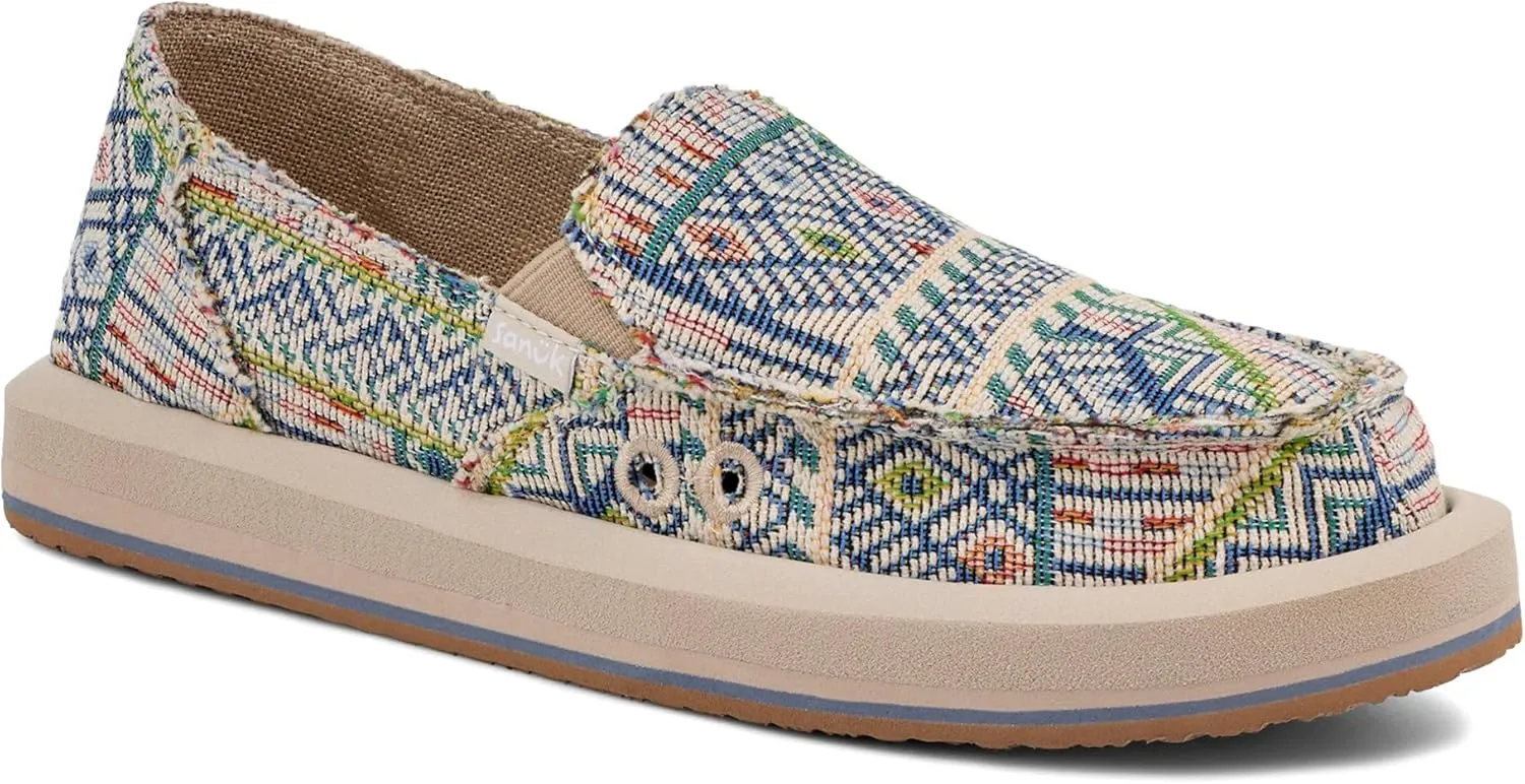 Sanuk Donna ST Patchwork Loafers
