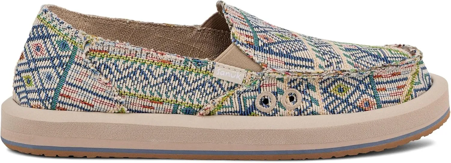 Sanuk Donna ST Patchwork Loafers