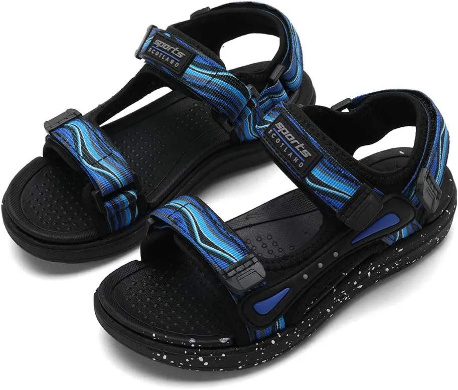 ShadowFax Boys Water Sandals Outdoor Hiking Adjustable Strap Sport Sandals