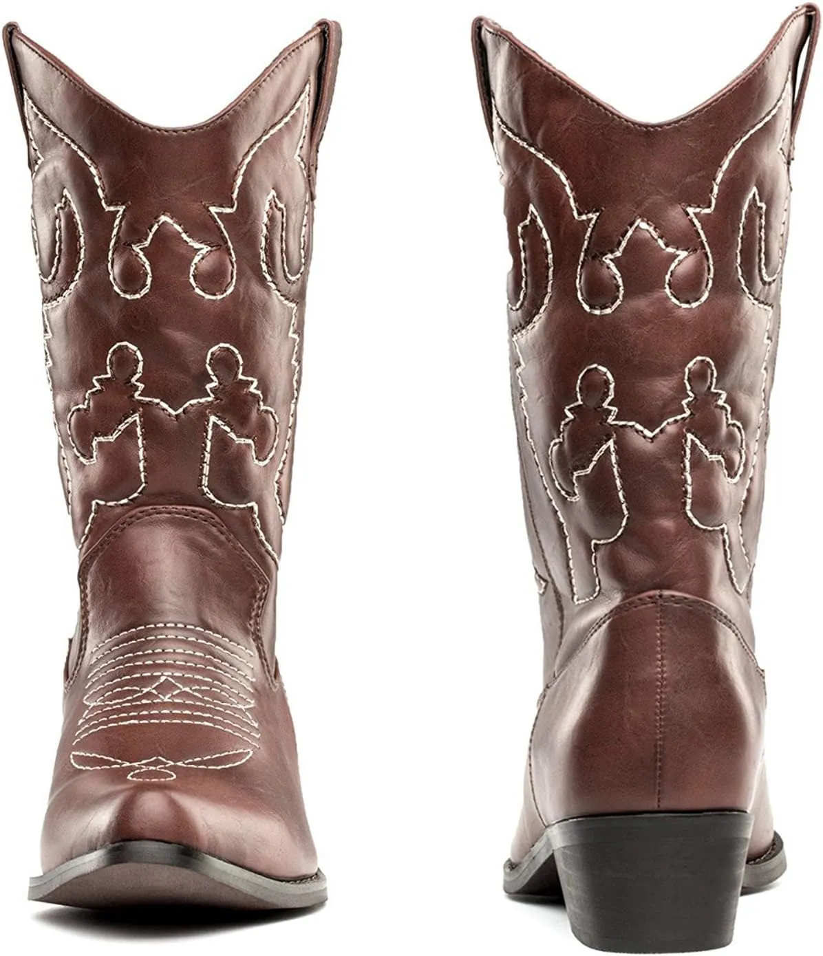 SheSole Cowboy Boots for Women Wide Calf Cowgirl Boots Western Boots Pointed Toe