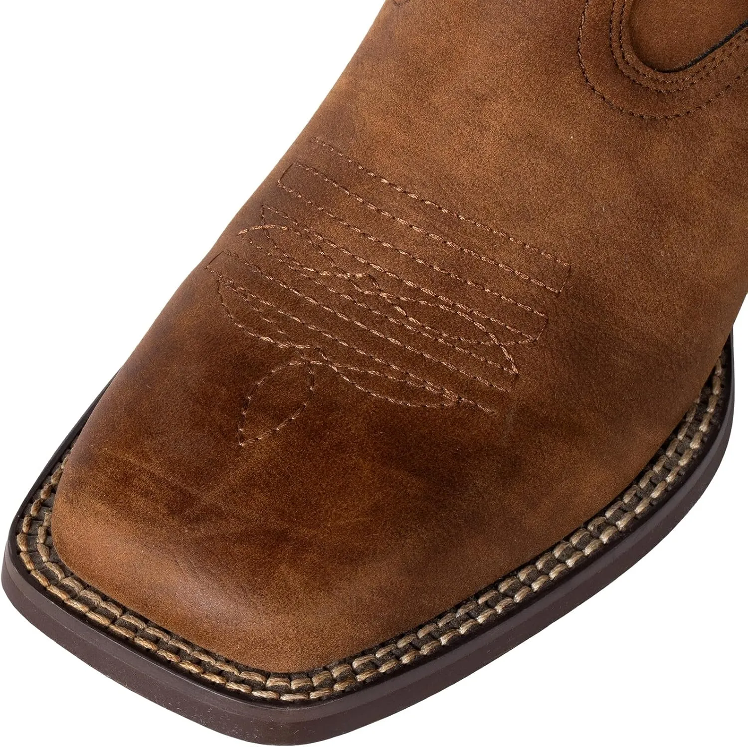 SheSole Ladies Western Square Toe Cowboy Boots For Women Wide Calf Cowgirl Boots