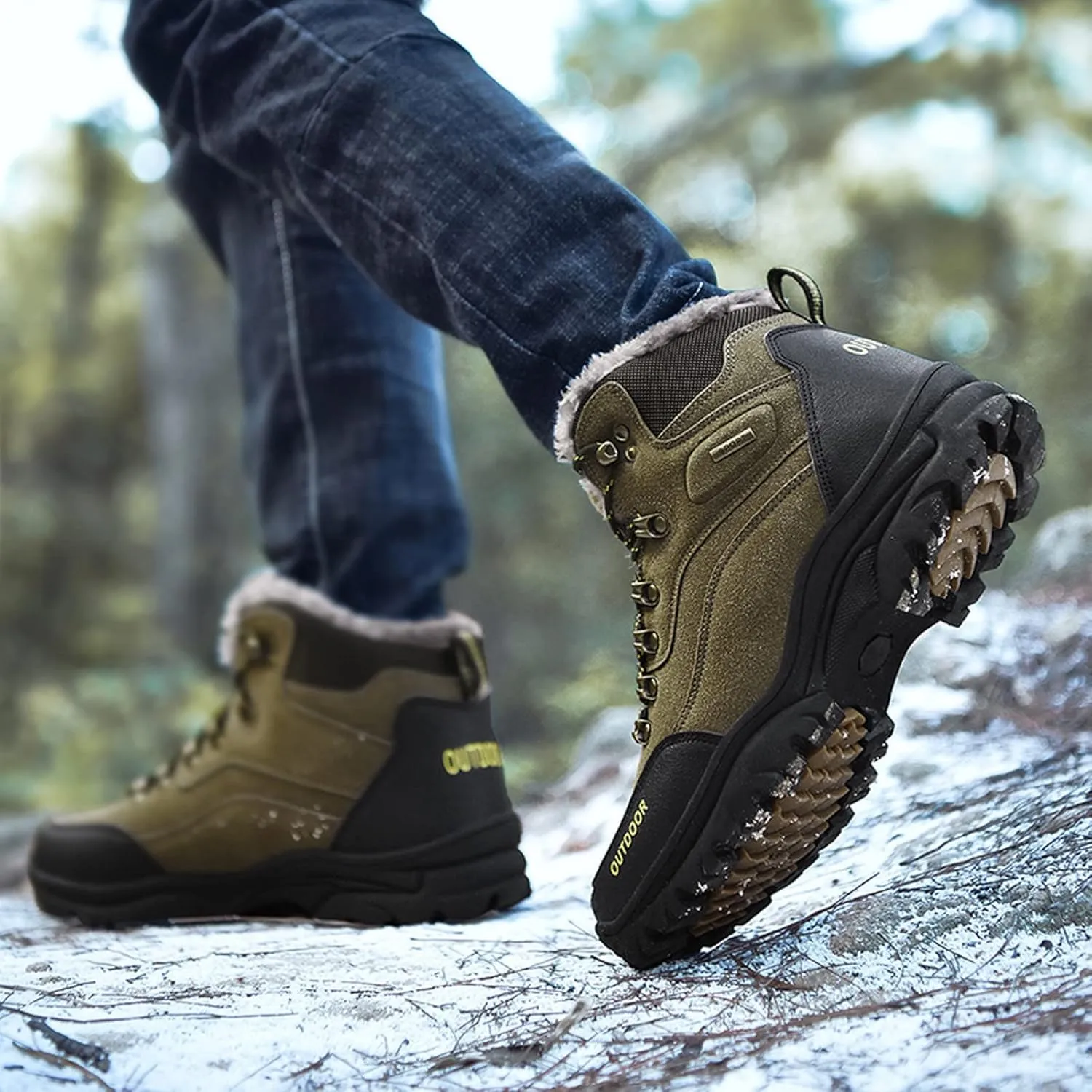 Shije mens Hiking Boots