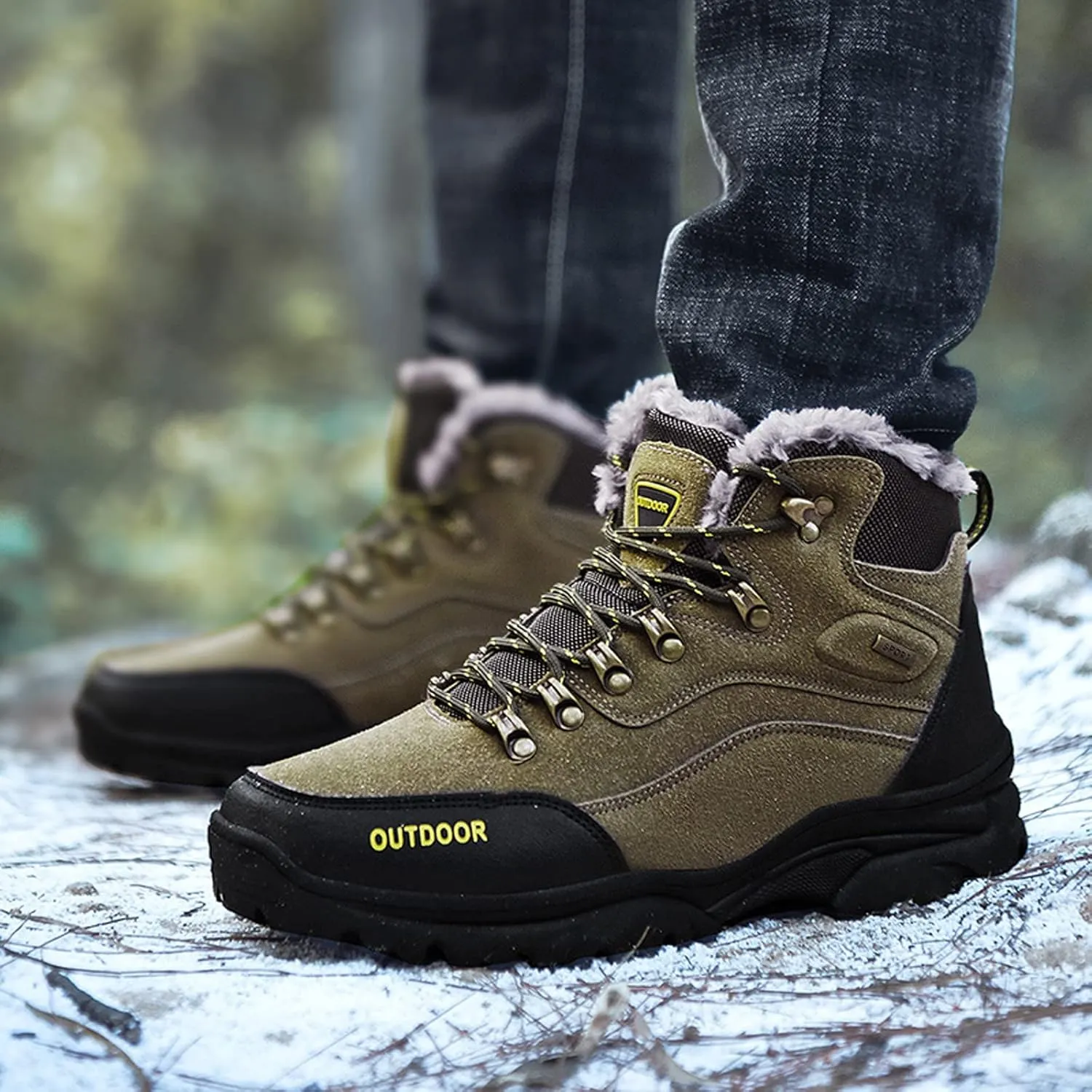 Shije mens Hiking Boots