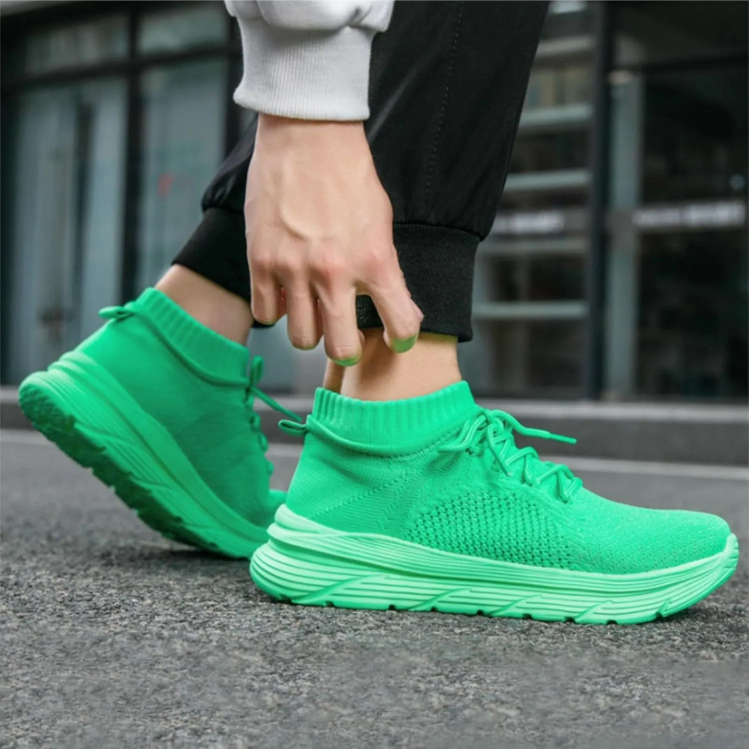 Shoes for Men Mens Casual Dress Oxfords Business Mens Tennis Shoes Wide Width Casual Shoes Trendy Wedge Sneakers Brown Tennis Shoe Cross Trainer Shoe