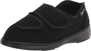 Silverts Adaptive Clothing & Footwear Women's Slippers, Black, 9 X-Wide