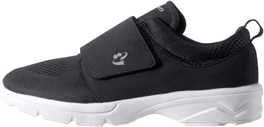 Silvert's Adaptive Clothing & Footwear Women’s Ultra Comfort Flex Neoprene Extra Wide Shoes for Seniors Black