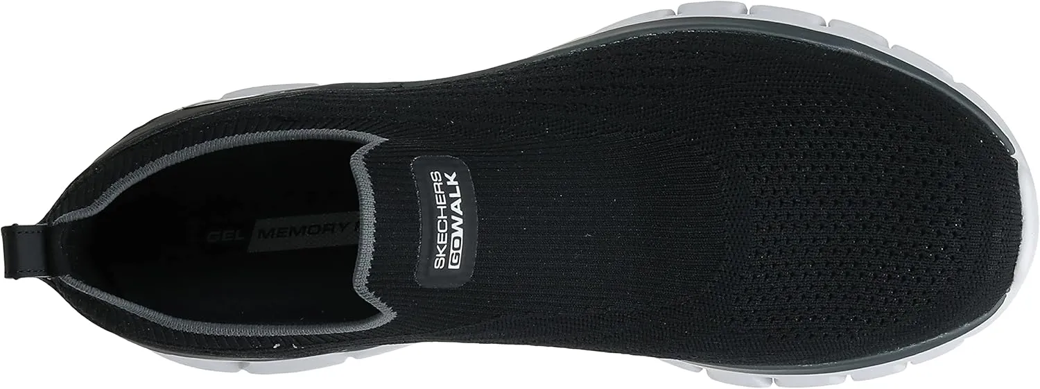 Skechers Men's Gowalk Glide-Step Flex-Athletic Workout Walking Shoes with Gel Memory Foam Sneakers
