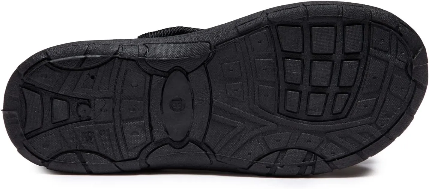 Skysole Boys Water Shoes, Rugged Closed Toe Back Strap Amphibian Sandals for Beach, Hiking & Outdoor Sports - Patterned/Solid
