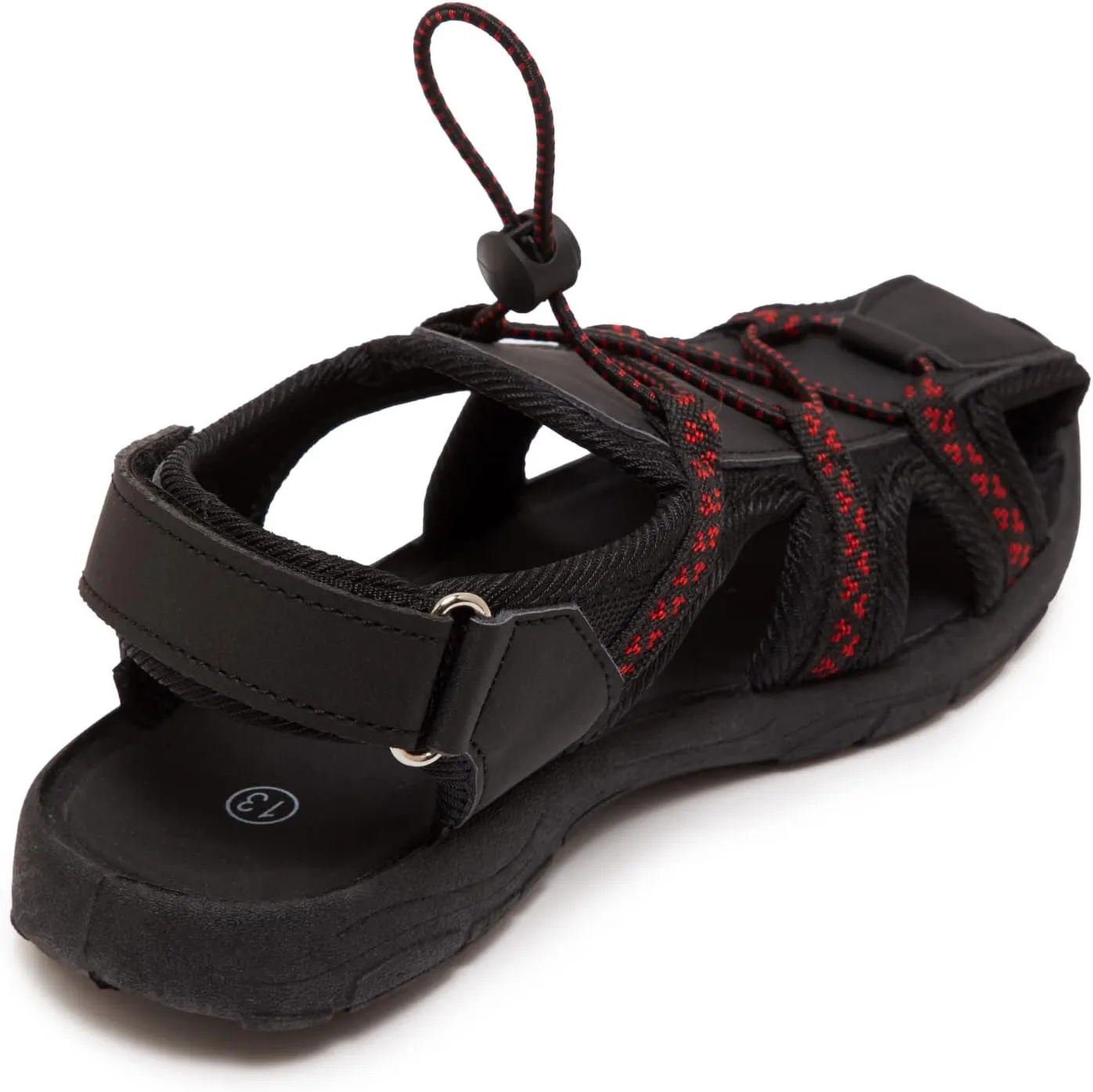 Skysole Boys Water Shoes, Rugged Closed Toe Back Strap Amphibian Sandals for Beach, Hiking & Outdoor Sports - Patterned/Solid