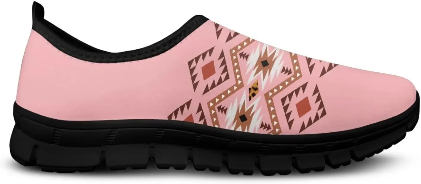Slip On Walking Shoes Non Slip Breathable Workout Shoes Lightweight Gym Sneakers for Women