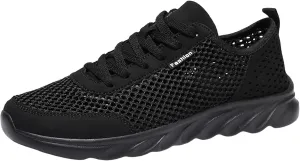 Sneakers Business Breathable Men Sports Shoes Simple Solid Color Fashion Summer New Pattern Mesh Hollow Breathable and