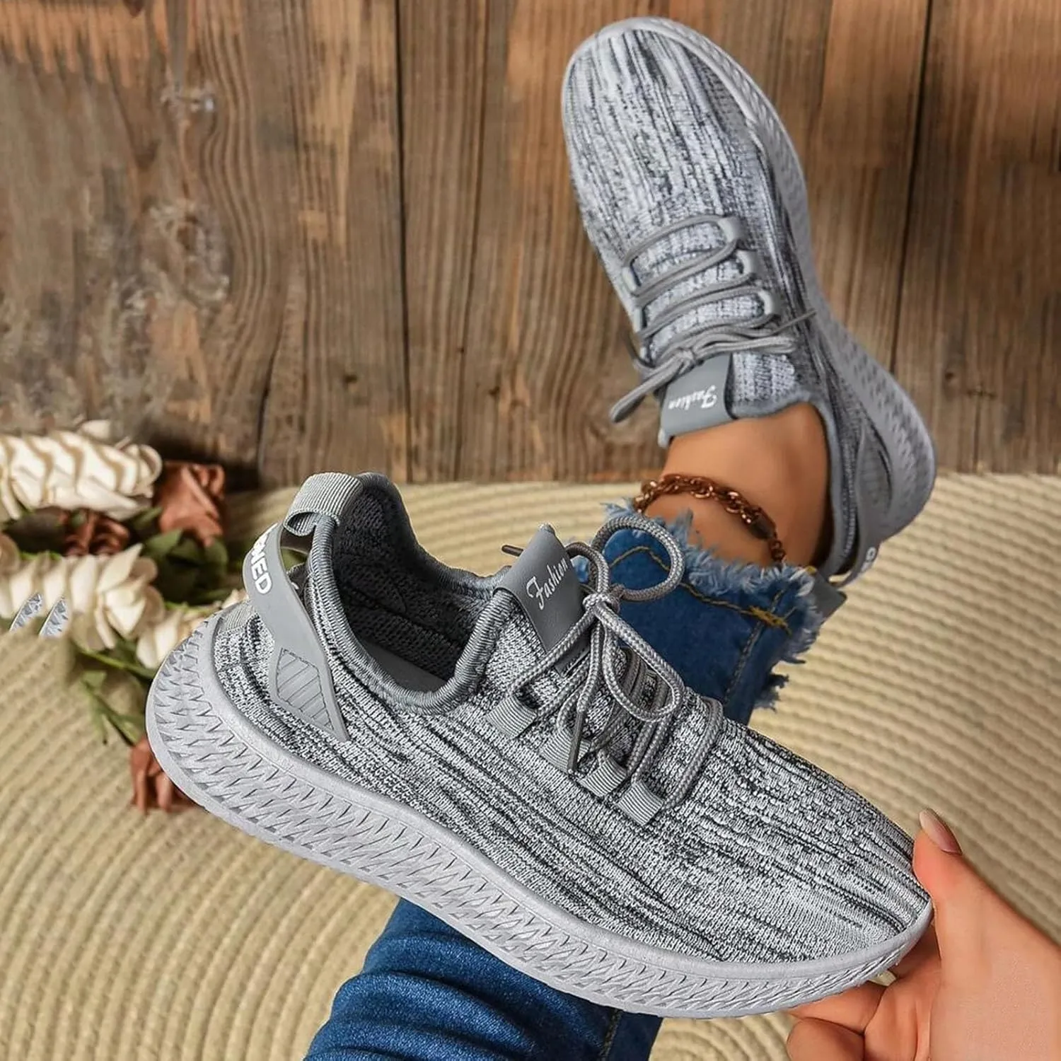 Sneakers Women High Tops Women's Workout Sport Work Casual Tennis Shoes Cute Shoes for Teen Girls Womans Shoes