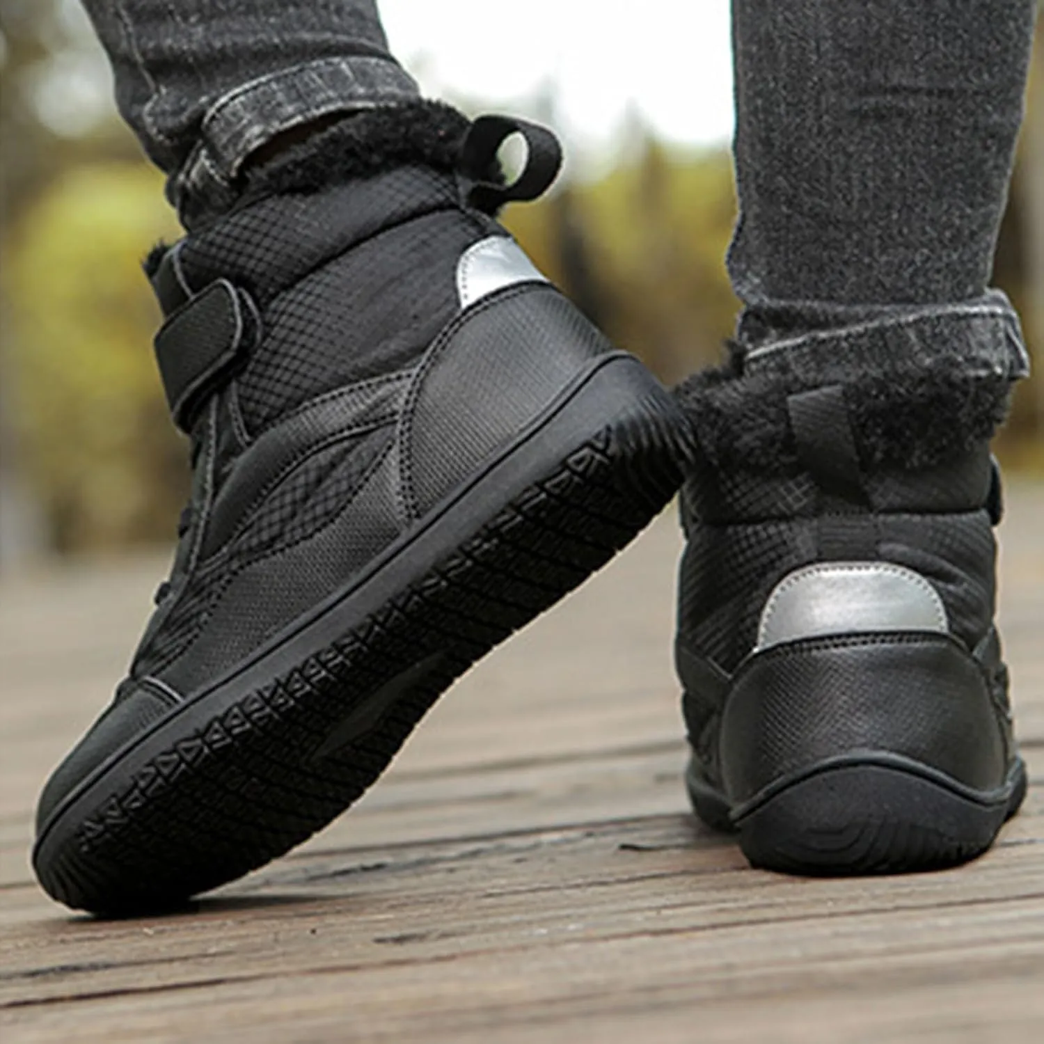 Soft Sole Fuzzy Snow Booties For Childrens Winter Ski Shoes Boys Girls Kids Flat Non Slip Boots Ankle Fashion Warm