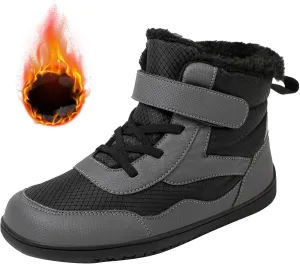 Soft Sole Fuzzy Snow Booties For Childrens Winter Ski Shoes Boys Girls Kids Flat Non Slip Boots Ankle Fashion Warm