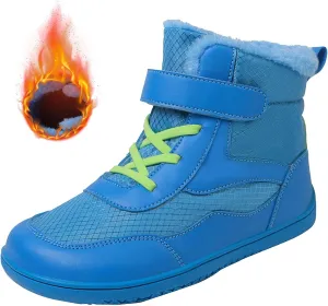 Soft Sole Fuzzy Snow Booties For Childrens Winter Ski Shoes Boys Girls Kids Flat Non Slip Boots Ankle Fashion Warm