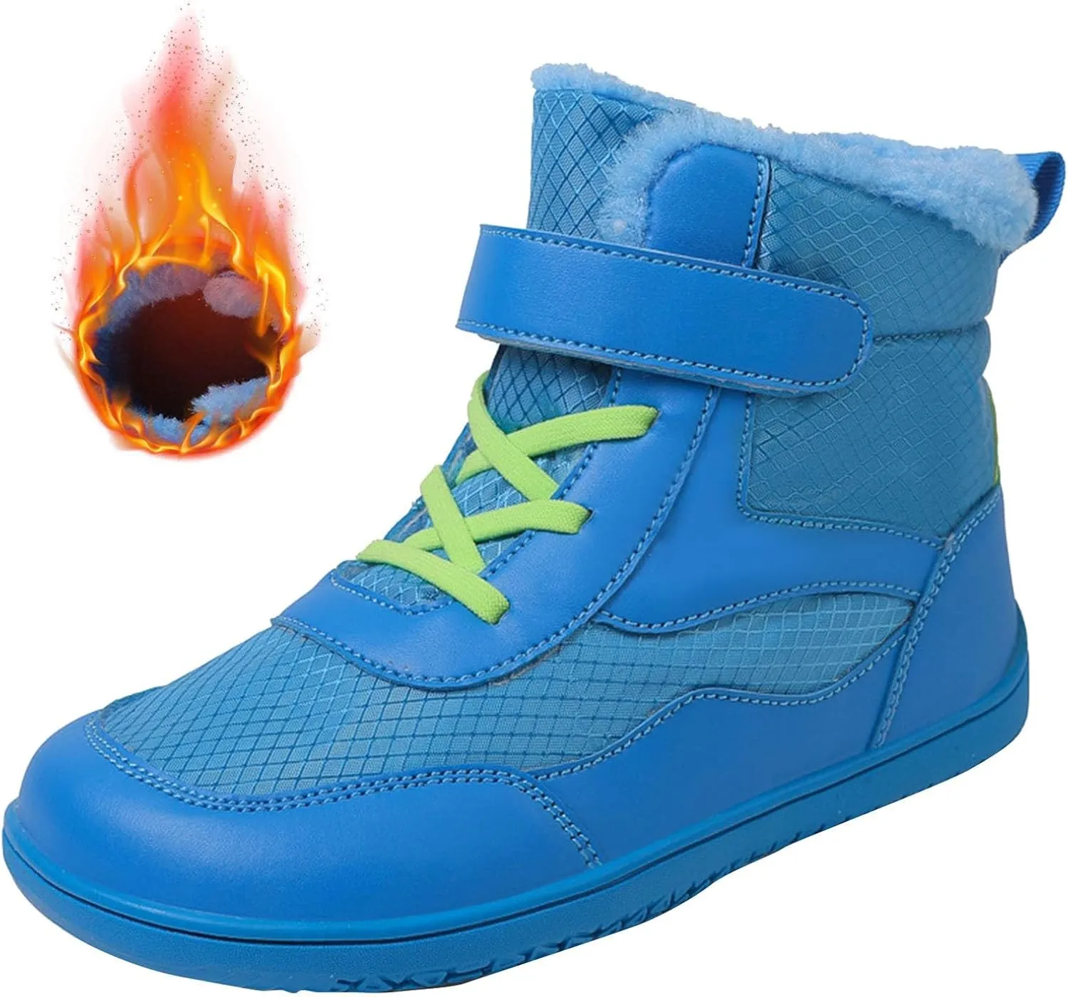Soft Sole Fuzzy Snow Booties For Childrens Winter Ski Shoes Boys Girls Kids Flat Non Slip Boots Ankle Fashion Warm