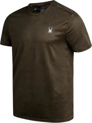 Spyder Men's Athletic T-Shirt - Active Performance Sports Tee - Dry Fit Short Sleeve Shirt (S-XL)