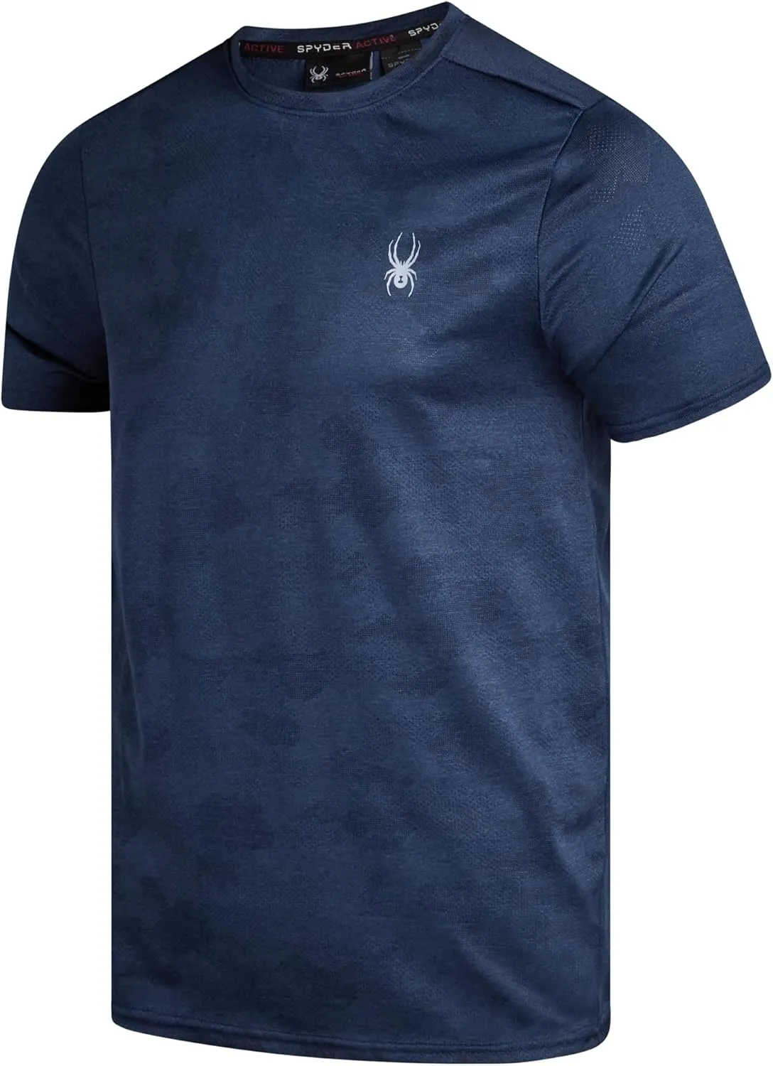 Spyder Men's Athletic T-Shirt - Active Performance Sports Tee - Dry Fit Short Sleeve Shirt (S-XL)