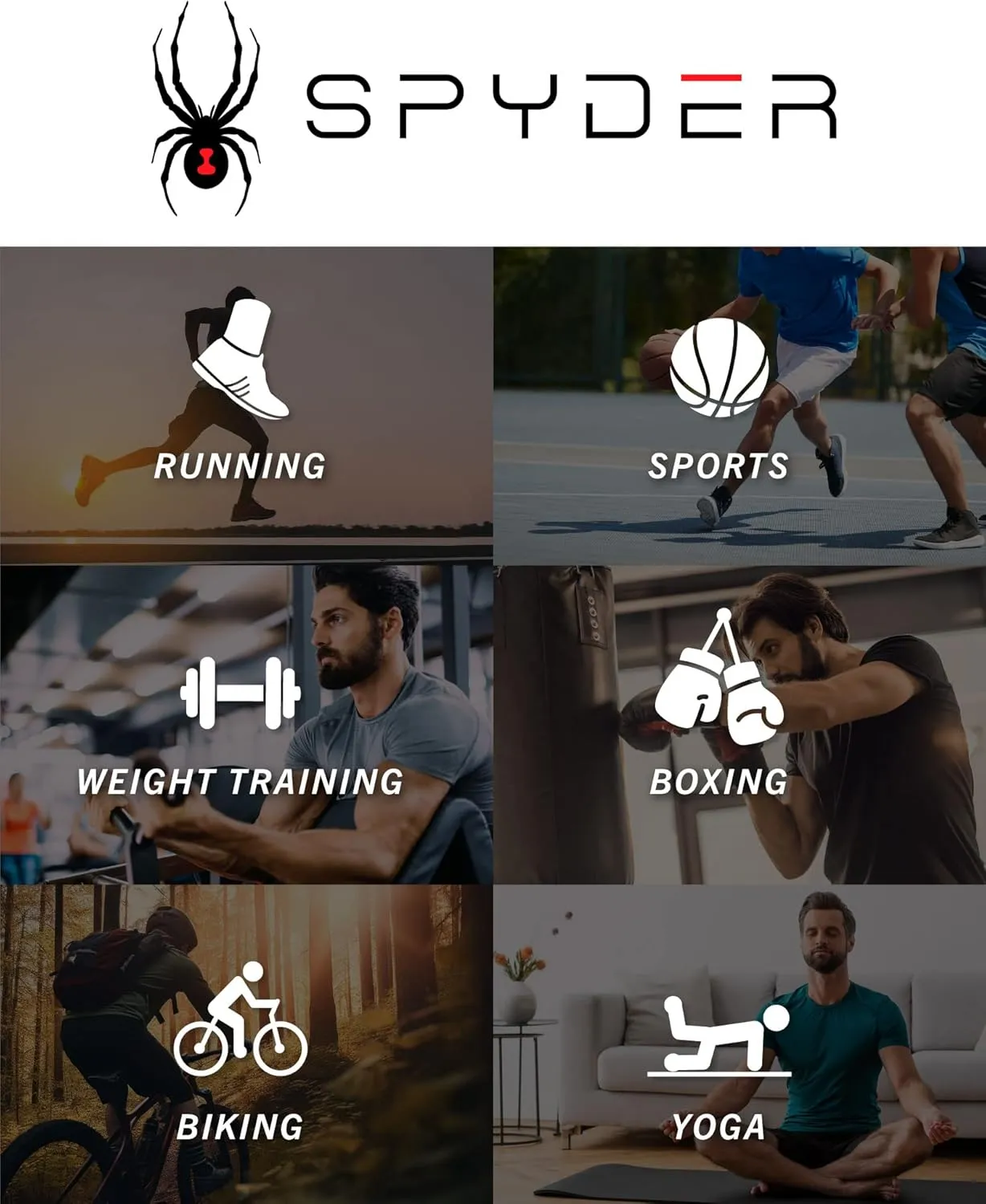 Spyder Men's Athletic T-Shirt - Active Performance Sports Tee - Dry Fit Short Sleeve Shirt (S-XL)
