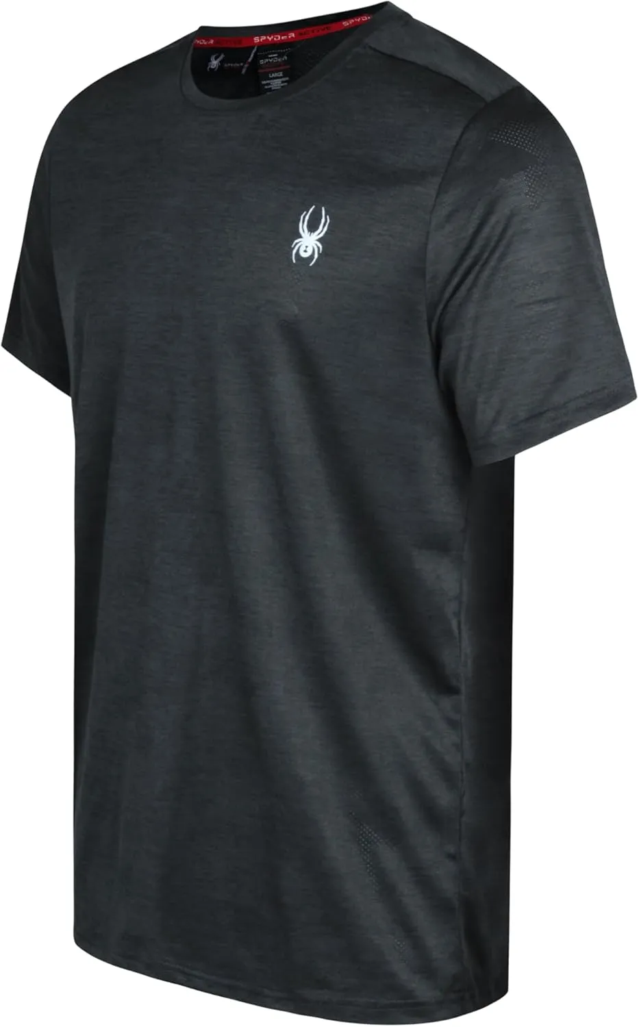 Spyder Men's Athletic T-Shirt - Active Performance Sports Tee - Dry Fit Short Sleeve Shirt (S-XL)