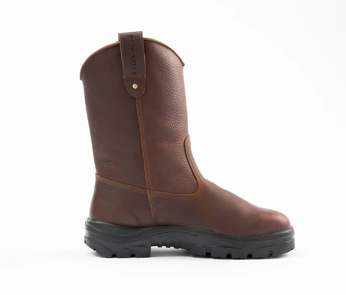 STEEL BLUE 100% COMFORT Heeler Soft Toe Work Boots, Oak