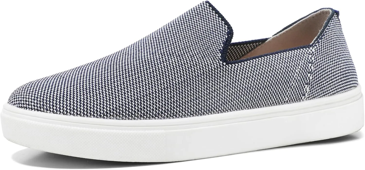 STQ Slip on Shoes for Women Breathable Fashion Sneakers Comfortable Knit Casual Shoes
