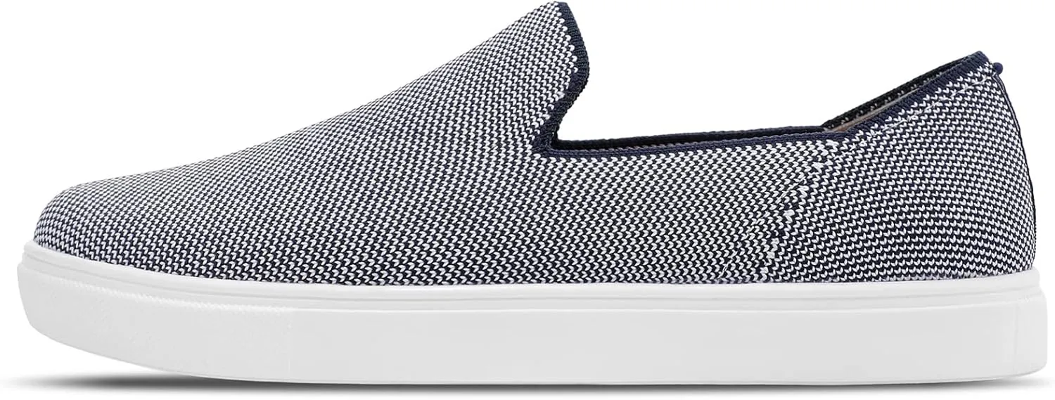 STQ Slip on Shoes for Women Breathable Fashion Sneakers Comfortable Knit Casual Shoes