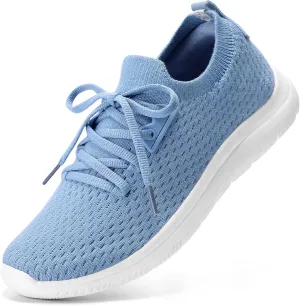 STQ Tennis Shoes Womens Slip on Walking Sneakers for Gym Workout