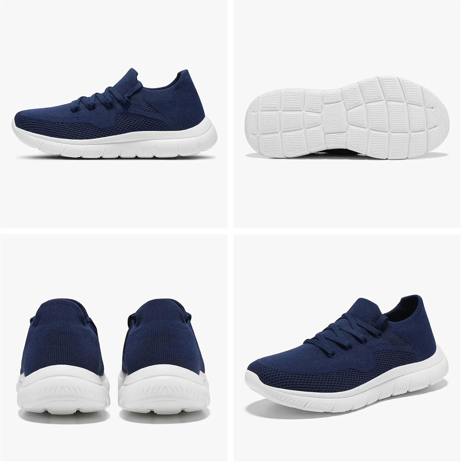 STQ Tennis Shoes Womens Slip on Walking Sneakers for Gym Workout