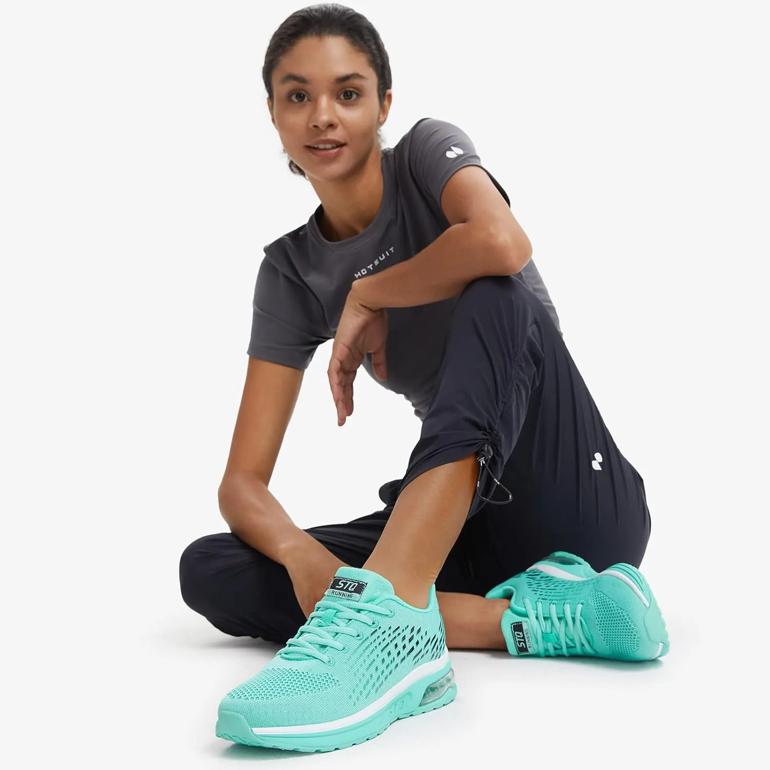 STQ Womens Air Running Shoes Non Slip Athletic Tennis Walking Workout Sneakers